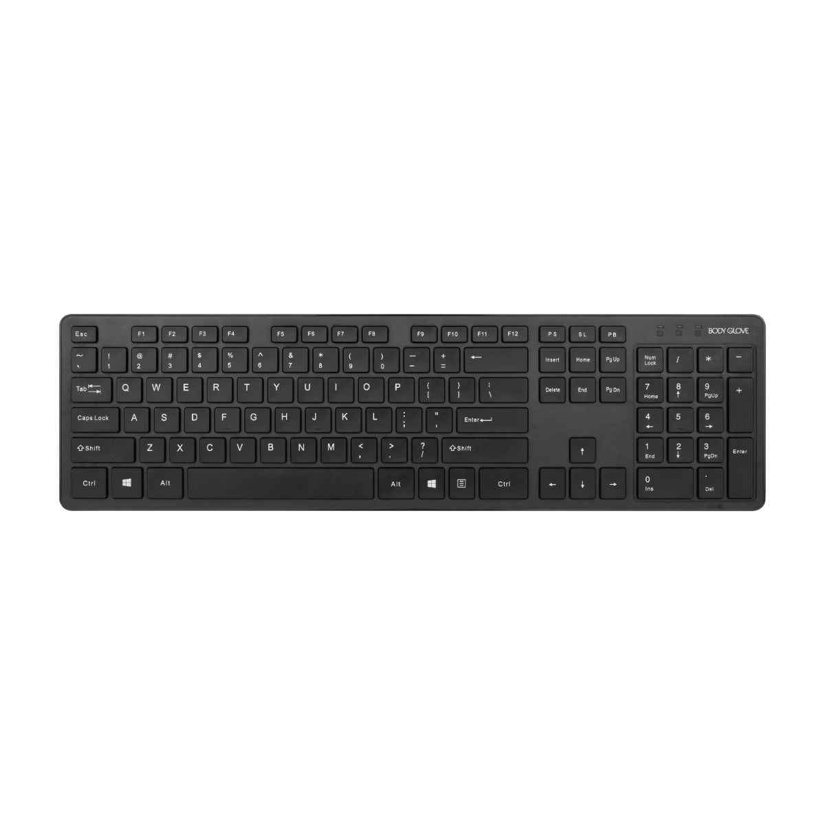 Body Glove Wireless Keyboard - Black - Black