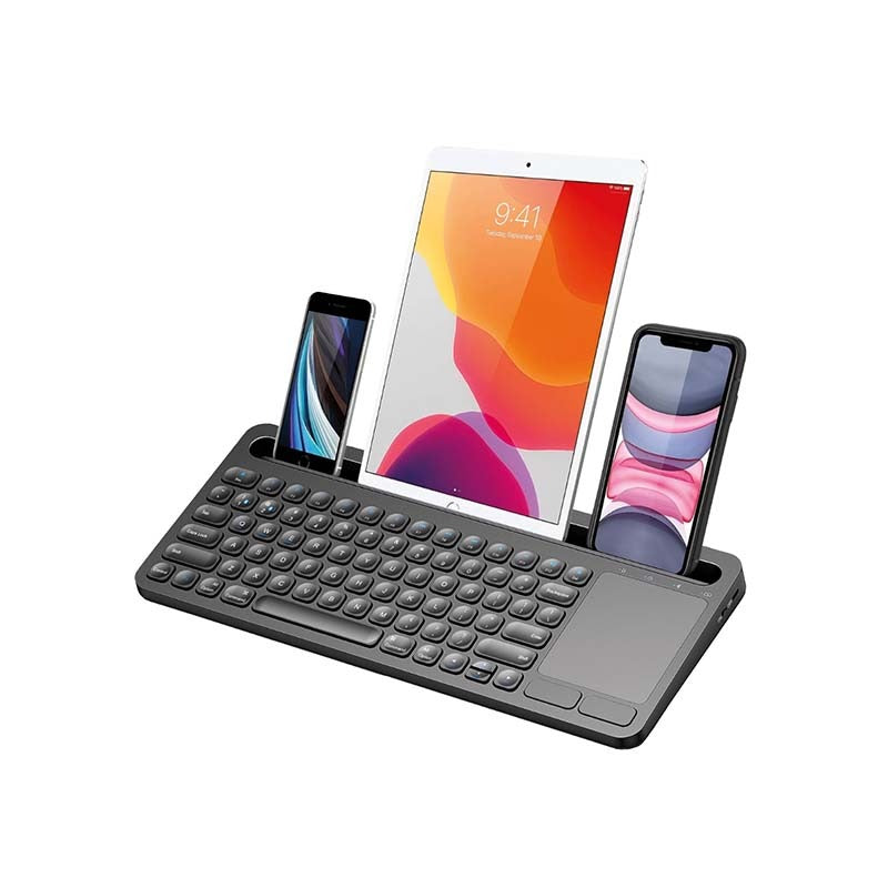 Body Glove Wireless Keyboard With Stand - Black - Black