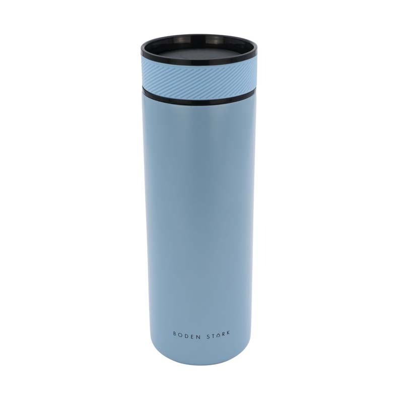 Boden Stark 650ml Travel Flask - Pastel Blue