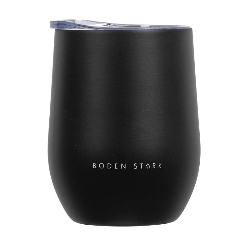 Boden Stark Stainless steel 350 ml Tumbler Flask - Black