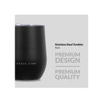 Boden Stark Stainless steel 350 ml Tumbler Flask - Black