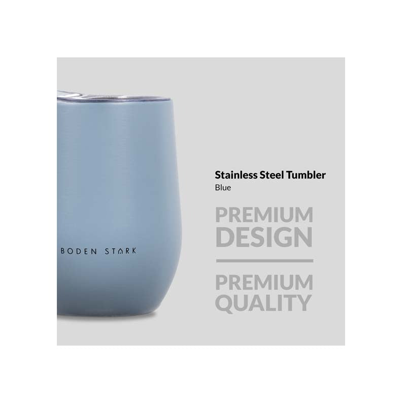 Boden Stark Stainless steel 350 ml Tumbler Flask - Blue