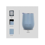 Boden Stark Stainless steel 350 ml Tumbler Flask - Blue