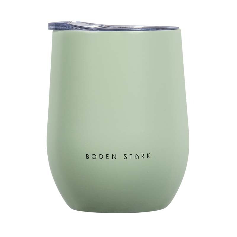 Boden Stark Stainless steel 350 ml Tumbler Flask - Green
