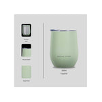 Boden Stark Stainless steel 350 ml Tumbler Flask - Green