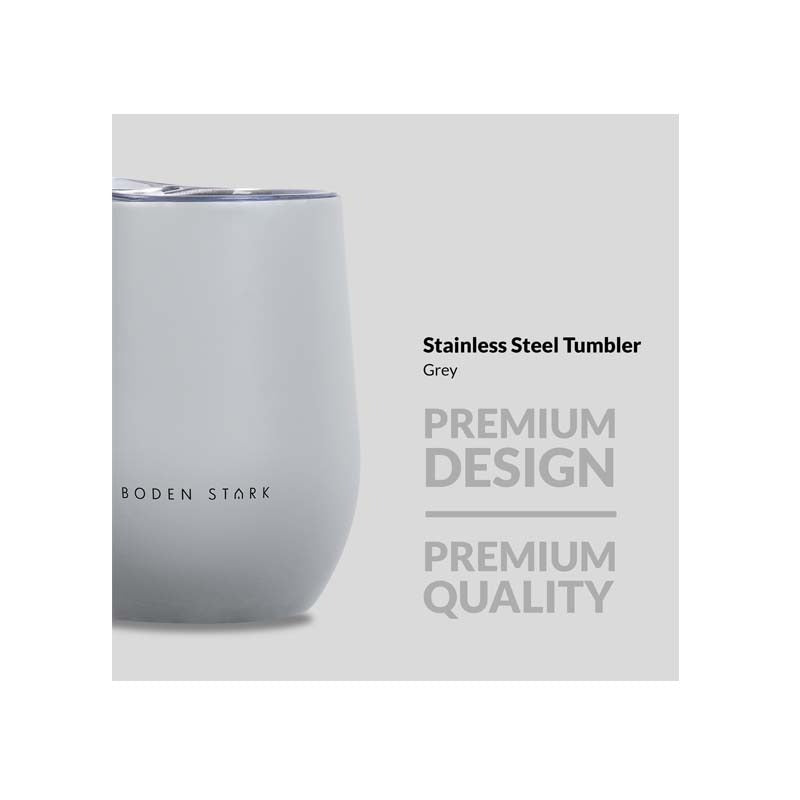 Boden Stark Stainless steel 350 ml Tumbler Flask - Grey