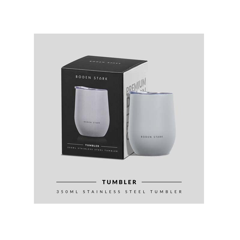 Boden Stark Stainless steel 350 ml Tumbler Flask - Grey