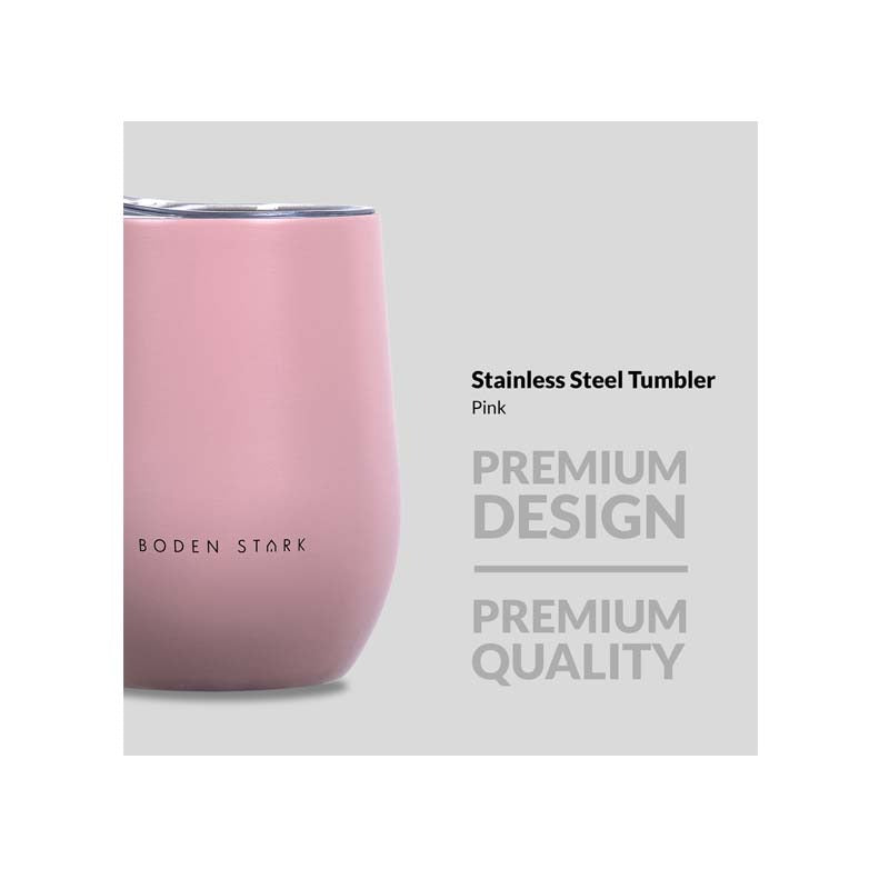 Boden Stark Stainless steel 350 ml Tumbler Flask - Pink