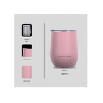 Boden Stark Stainless steel 350 ml Tumbler Flask - Pink