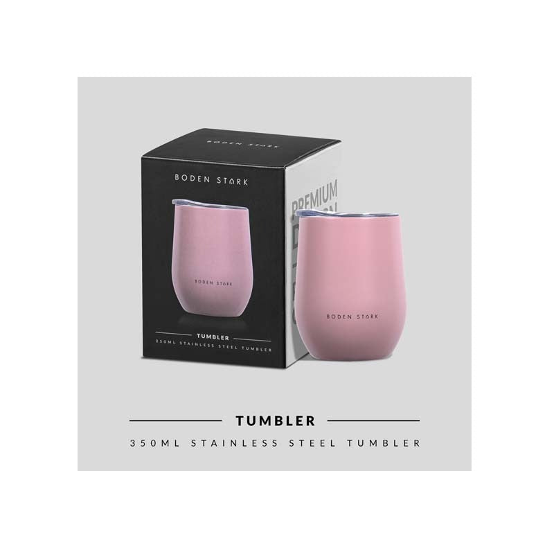 Boden Stark Stainless steel 350 ml Tumbler Flask - Pink