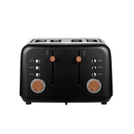 Boden Stark Anson Collection 4 Slice Stainless Steel Toaster - Black