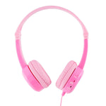 BuddyPhones Travel â€“ With Mic - Pink