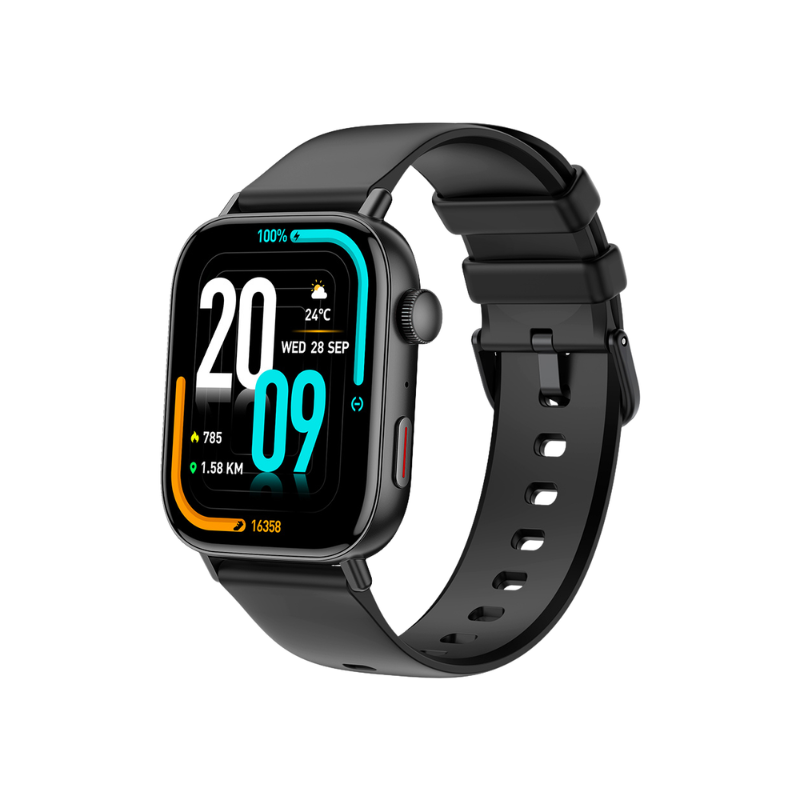 COLMI C8 Max Smartwatch 1.93 inch Big Touch Screen Smart Watch - Black
