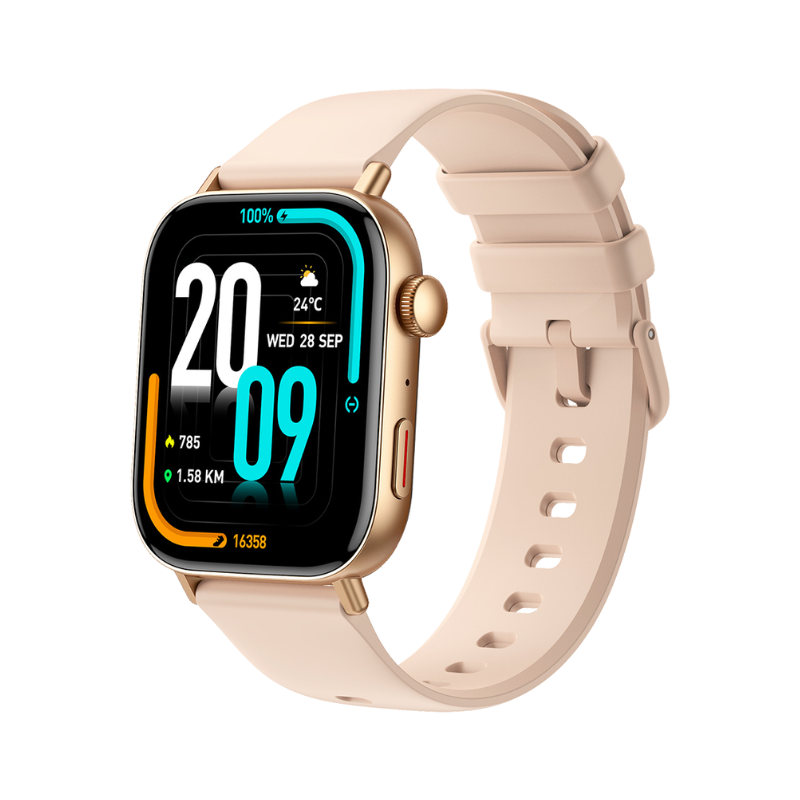 COLMI C8 Max Smartwatch 1.93 inch Big Touch Screen Smart Watch - Gold