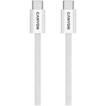 Canyon Cable OnWire 60MG Type-C to Type-C 60W Magnet Braided 1m - White - White