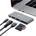 Canyon DS-5 Hub 5 in 1 Thunderbolt 3 4k - Space Grey