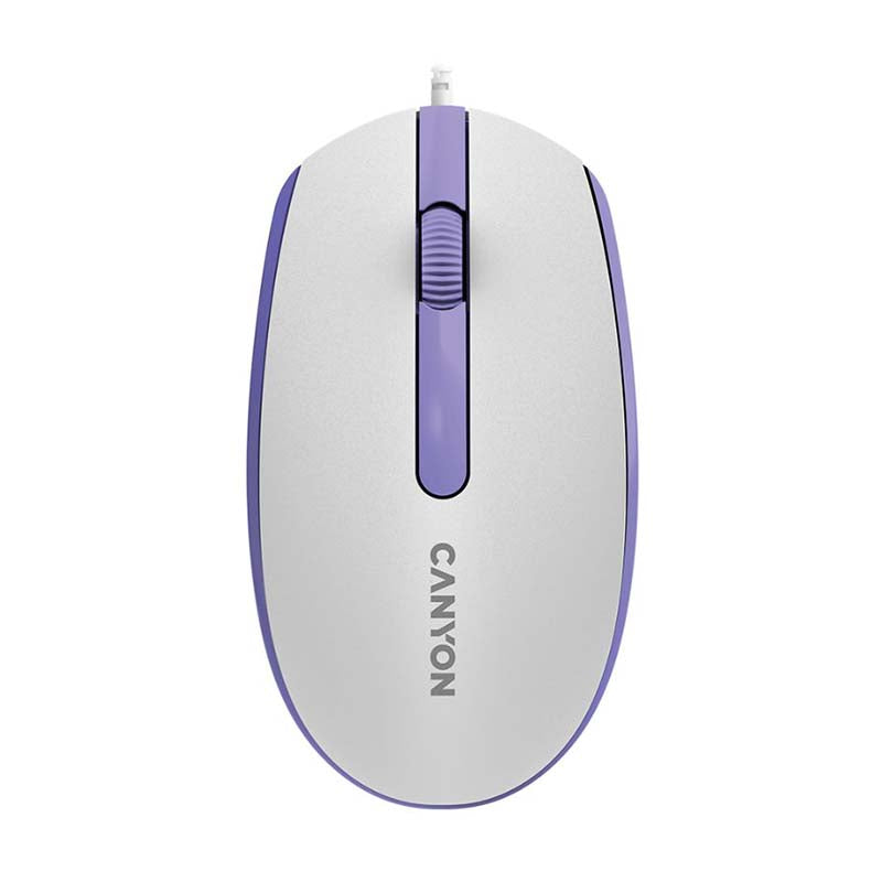 Canyon M-10 Wired Mouse - Dark Grey - Grey