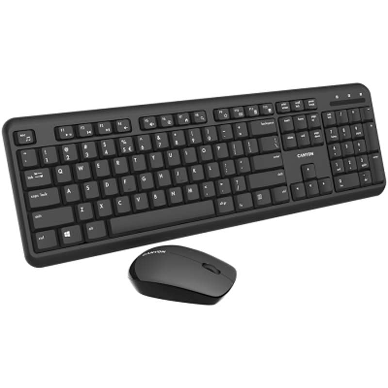 Canyon Velvet Wireless Keyboard & Mouse Combo - Black
