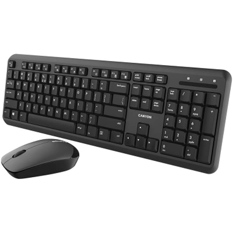 Canyon Velvet Wireless Keyboard & Mouse Combo - Black