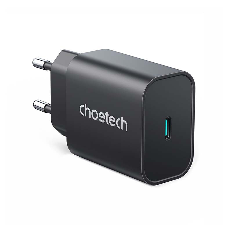 Choetech 1 Port PD 25W Wall Charger - Black