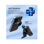 Choetech Magnetic Wireless Car Charger T206-F 15W - Black - Black