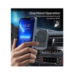 Choetech Magnetic Wireless Car Charger T206-F 15W - Black - Black