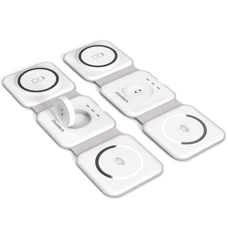 Choetech Magsafe Compatible Magnetic Wireless Charging Pad - White