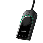 UGREEN USB-A to 3.5mm External Stereo Sound Adapter - Black