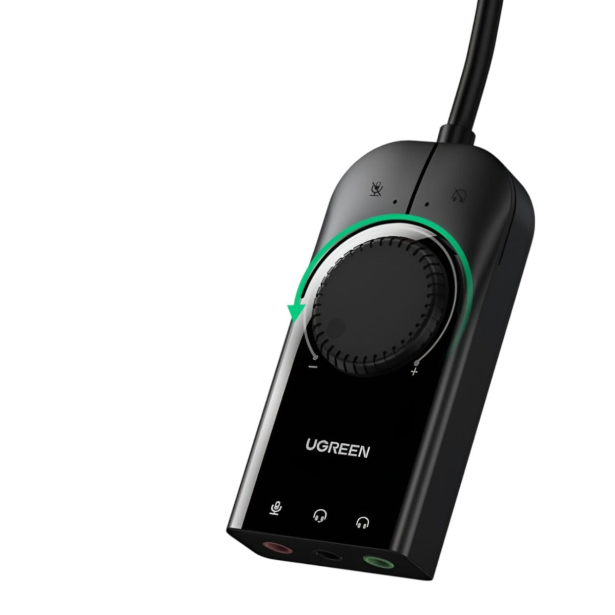 UGREEN USB-A to 3.5mm External Stereo Sound Adapter - Black