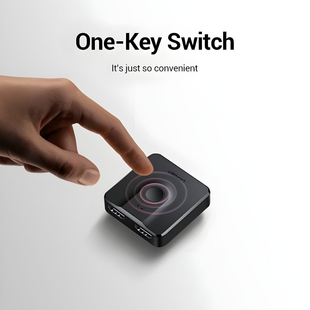 UGREEN 2-in-1 Bi-Directional 4K HDMI Switcher - Black