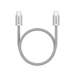 Canyon Cable OnWire 60MG Type-C to Type-C 60W Magnet Braided 1m - Light Grey