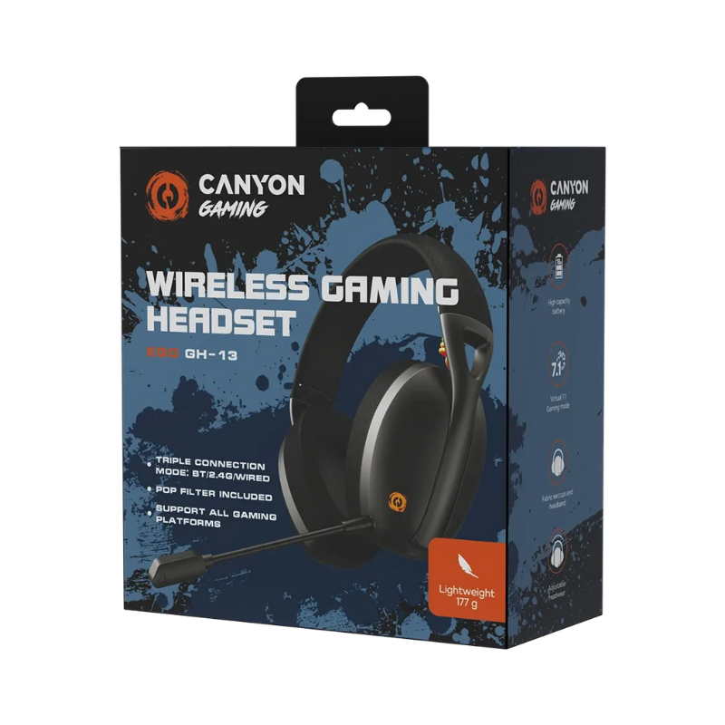 Canyon  Wireless Gaming Headset Ego GH-13 - Black