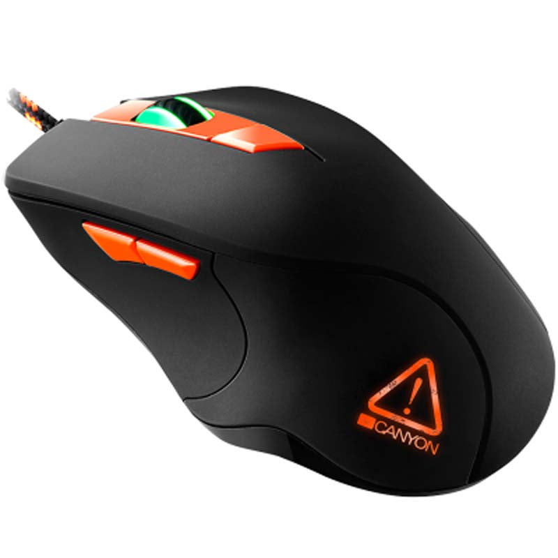 Canyon Eclector Wired Mouse with 6 Buttons - Black