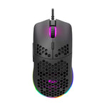 Canyon Puncher Wired Gaming Mouse With RGB Lights - Black