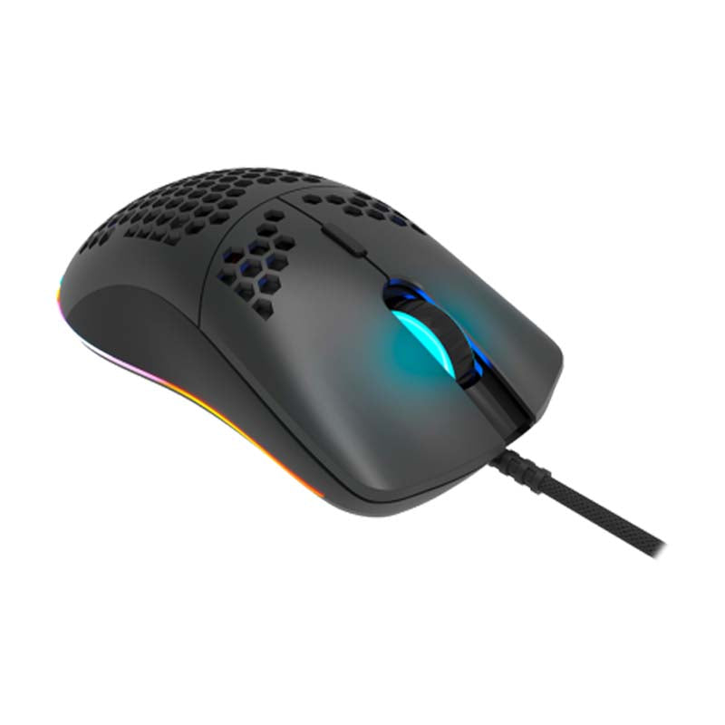 Canyon Puncher Wired Gaming Mouse With RGB Lights - Black