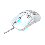 Canyon Puncher Wired Gaming Mouse With RGB Lights - White