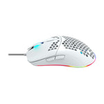 Canyon Puncher Wired Gaming Mouse With RGB Lights - White
