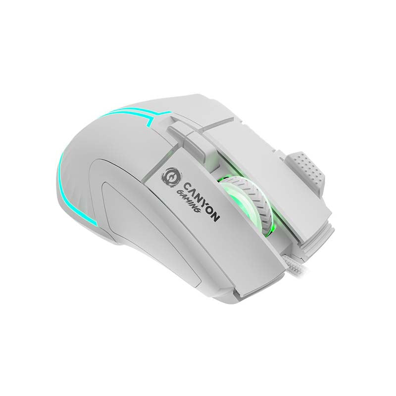 Canyon Fortnax GM-636 RGB Wired Mouse - White