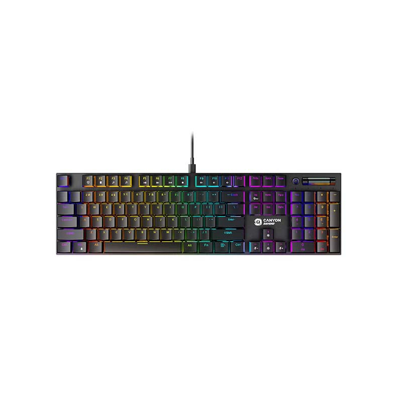 Canyon Cometstrike GK-55 Wired Gaming Keyboard - Black