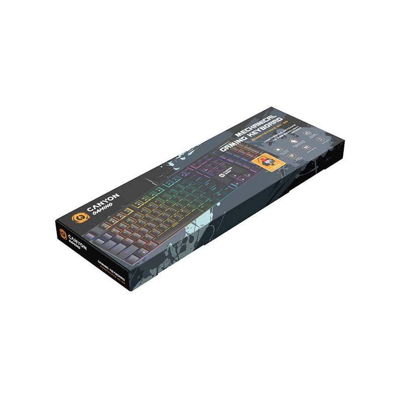 Canyon Cometstrike GK-55 Wired Gaming Keyboard - Black