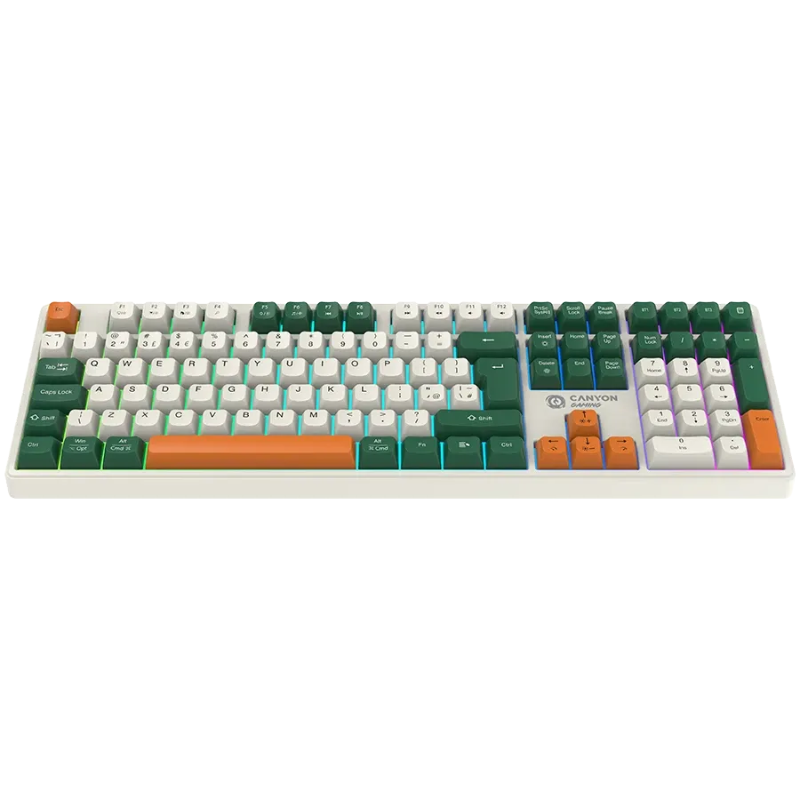 Canyon Keyboard Shadder GKW-11 Mech RGB UK/US Wireless - White