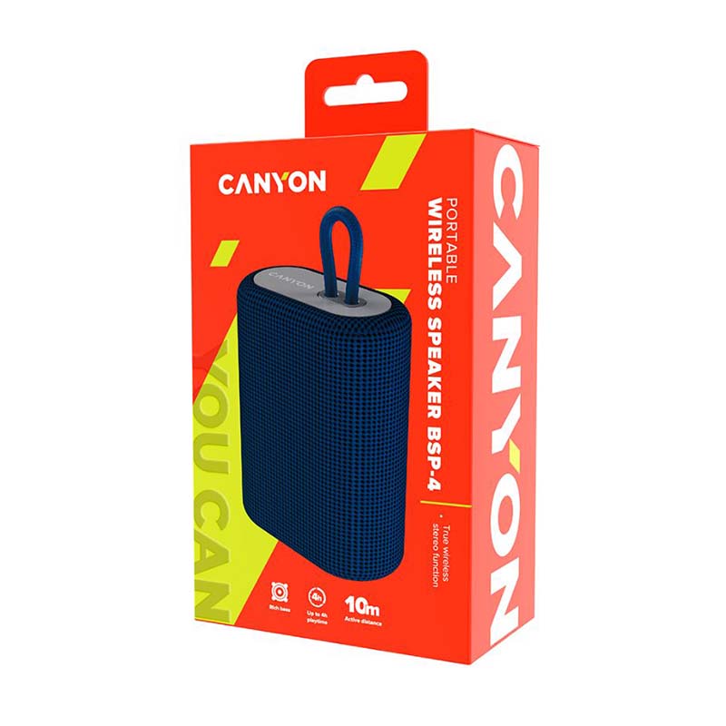 Canyon BSP-4 5W Wireless Bluetooth Speaker - Blue