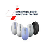 Canyon M-10 Wired Mouse - White / Grey