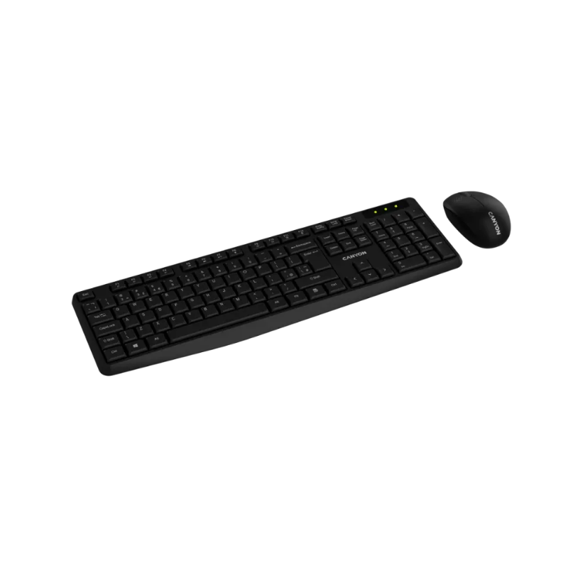Canyon Keyboard+Mouse Wireless Set SET-W01 - Black