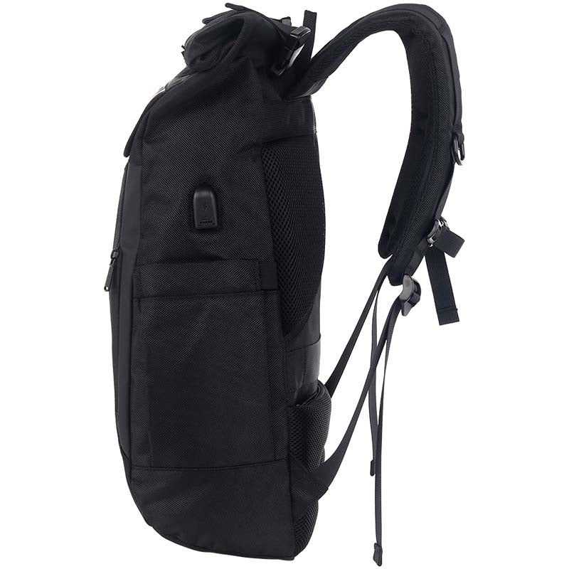 Canyon Rolltop Laptop Backpack for 17.3" RT-7 - Black