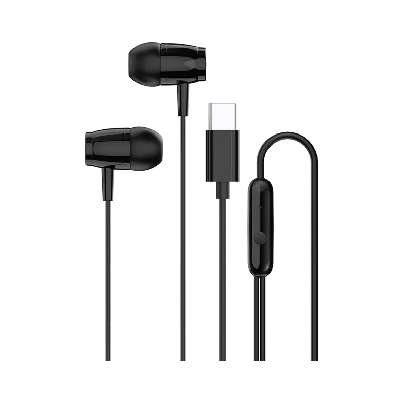Canyon USB Type-C Wired Earphones SEP-5 With 1.2-m Cable - Black