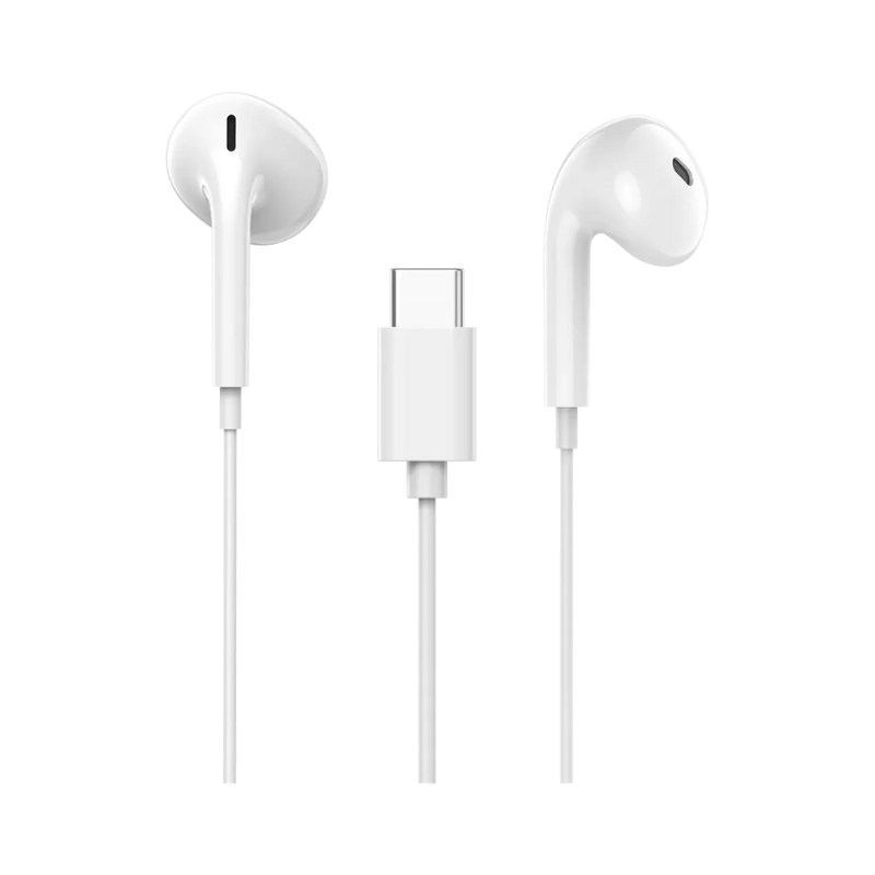 Canyon USB Type-C Wired Earphones SEP-6 With HiRes Sound - White