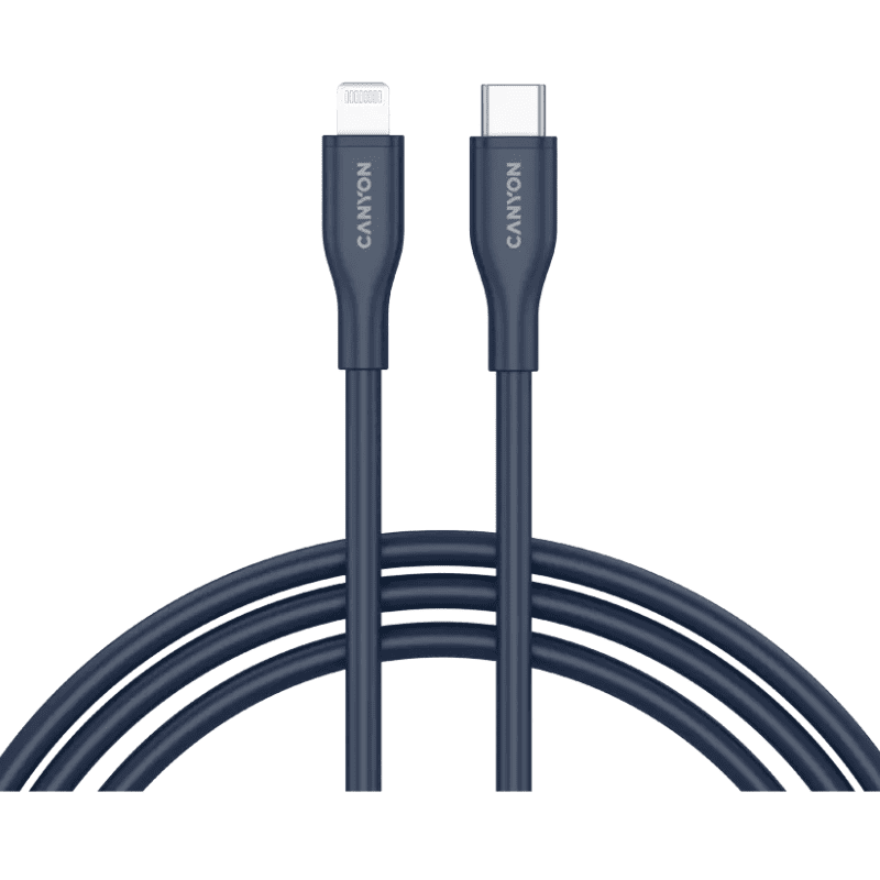 Canyon Cable CLNM60 C-L 60W MFI 1m Silicon - Blue