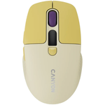 Canyon Mouse MW-26 LCD Silent Dual Mode Wireless - Yellow