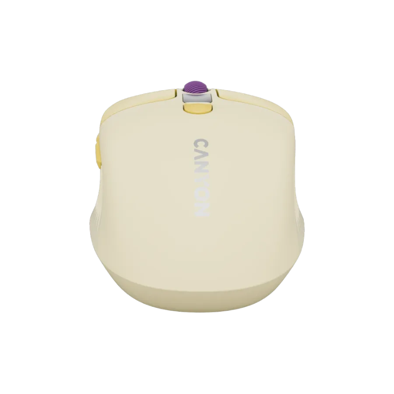 Canyon Mouse MW-26 LCD Silent Dual Mode Wireless - Yellow
